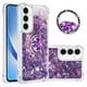 thumbnail image 1 of Funda Para Samsung Galaxy A56 Con Brillo Líquido, Protección Completa Y Soporte De Anillo Giratorio, 1 of 4