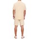 thumbnail image 3 of INSPIRE CHIC Conjuntos de 2 Piezas para Hombre Camisa de Manga Corta de Playa y Pantalones Cortos Conjuntos Texturizados a Rayas S Beige, 3 of 6