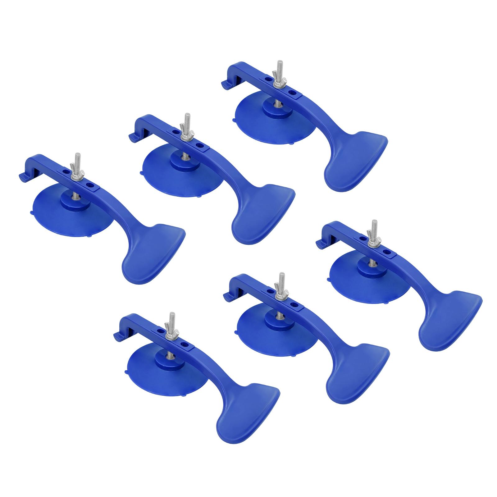 Magideal - 6X Juego De Abrazaderas De Succión De Alta Calidad Abrazaderas De Ventosa De Liberación Rápida Ajustables Reparaciones Automotrices O Domésticas Fácil