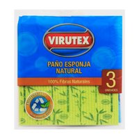 Paño Esponja Natural Ultra Absorbente 3 Un Virutex