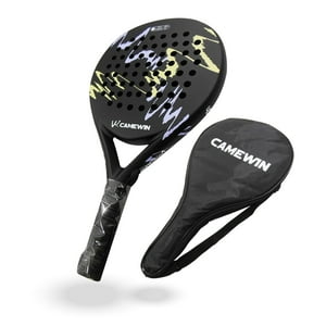 Pwrfitness - Pala De Padel 4018 Negra Con Lila