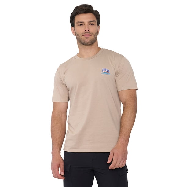 Polera Outdoor Hombre Fun Color Beige Corona