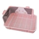 thumbnail image 1 of Caja De Arena Para Conejos, Baño Para Mascotas, Gato, Conejos, Conejito, Pequeño Animal, Orinal, Entrenador, Rosa, 1 of 5
