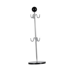 Bothyi - Estante Para Secar Botellas De Agua Y Tazas De Café, Color Negro