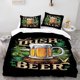 thumbnail image 1 of Irish Beer Themed Bedding Set Duvet Cover and Pillowcase Set, 1 of 5