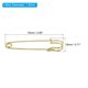 thumbnail image 2 of Uxcell Alfileres de Seguridad 2.95 pulgadas Alfileres de Costura de Metal Grandes Tono Dorado 20Pcs, 2 of 5