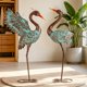 thumbnail image 1 of Escultura Autodaya 94 cm Garza Azul con Pátina, 1 of 9