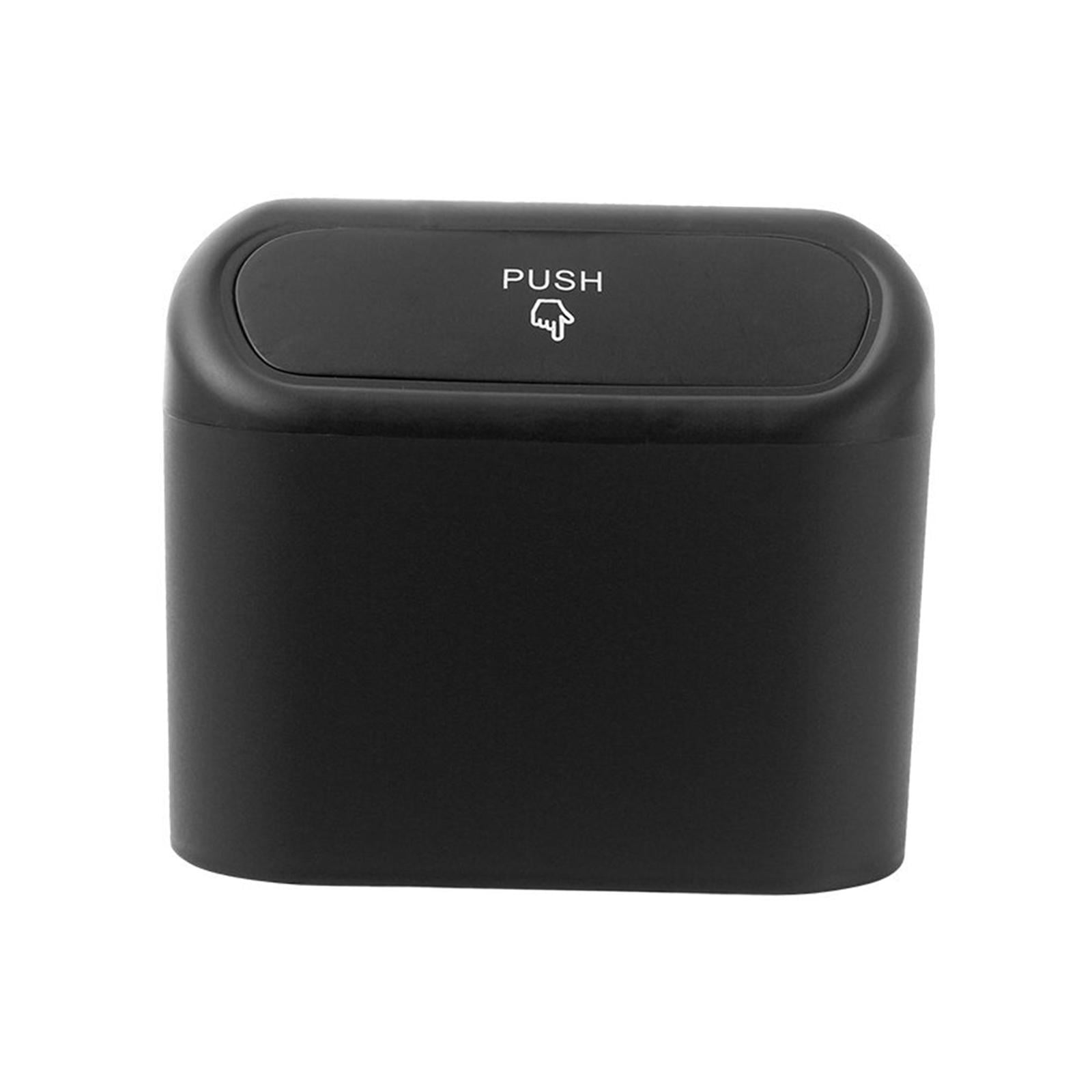 Bothyi - Mini Cubo De Basura Para Coche, Organizador De Basura Para Oficina Y Coche, Color Negro