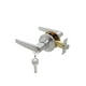 thumbnail image 1 of Cerradura tubular con manilla, Oficina - Dormitorio (Níquel satinado). SKU: SDM10-NS, 1 of 3