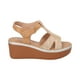 thumbnail image 1 of Sandalia Mujer Beige Plataforma Shine Police, 1 of 5