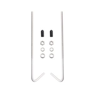 Ioensy - Gancho En J Pernos De Sujeción De Batería Tapas Protectoras De 10 Pulgadas Kit De Sujeción De Batería