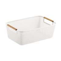 Magideal - Canasta De Almacenamiento Tablero Organizador Bin Tolder Decoración Del Juguete Cesta De Decoración Reutilizable Con Varios Neumáticos En Varias Ocasi Blanco