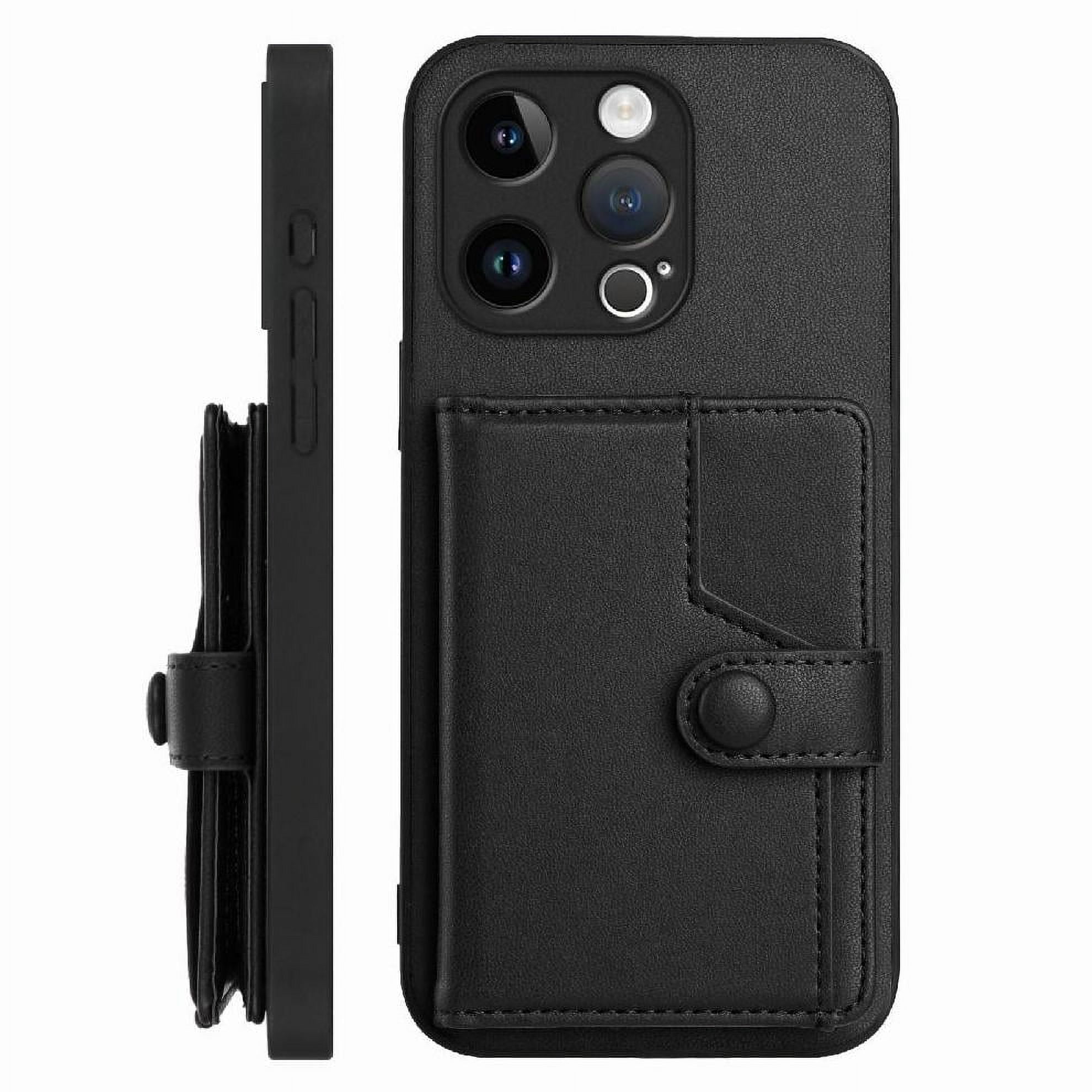 Foxdock Funda Para Iphone 13 Pro Con Bloqueo Rfid - Diseño Elegante Con Cierre De Botón