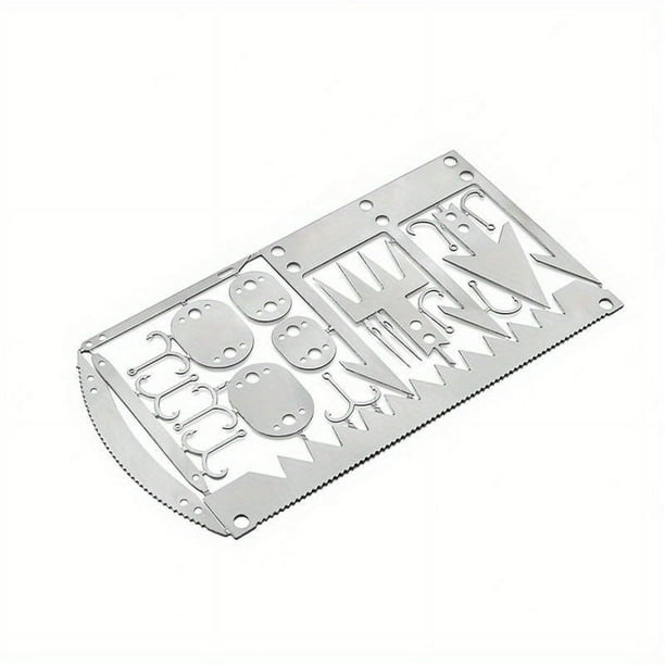22-In-1 Stainless Steel Multifunctional Tools Card For Outdoor Camping, Hiking, Fishing, Hunting