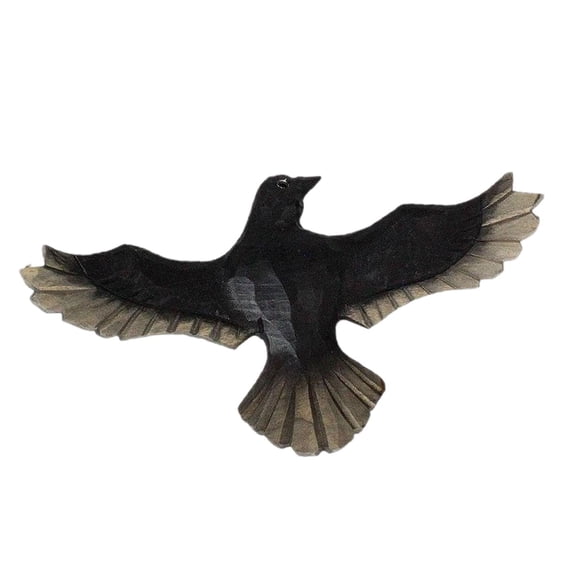 Escultura De Pájaro De Madera Tallada A Mano Con Forma De Halcón, Ideal Para Decoración Del Hogar Y La Oficina, Estilo Coleccionable C