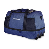 Challenger - Bolso Tipo Mochila Con Ruedas Azul