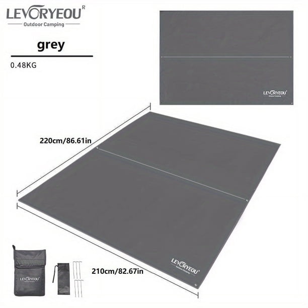 1pc Waterproof Wear-resistant Thick Oxford Cloth Mat For Outdoor Camping Hiking