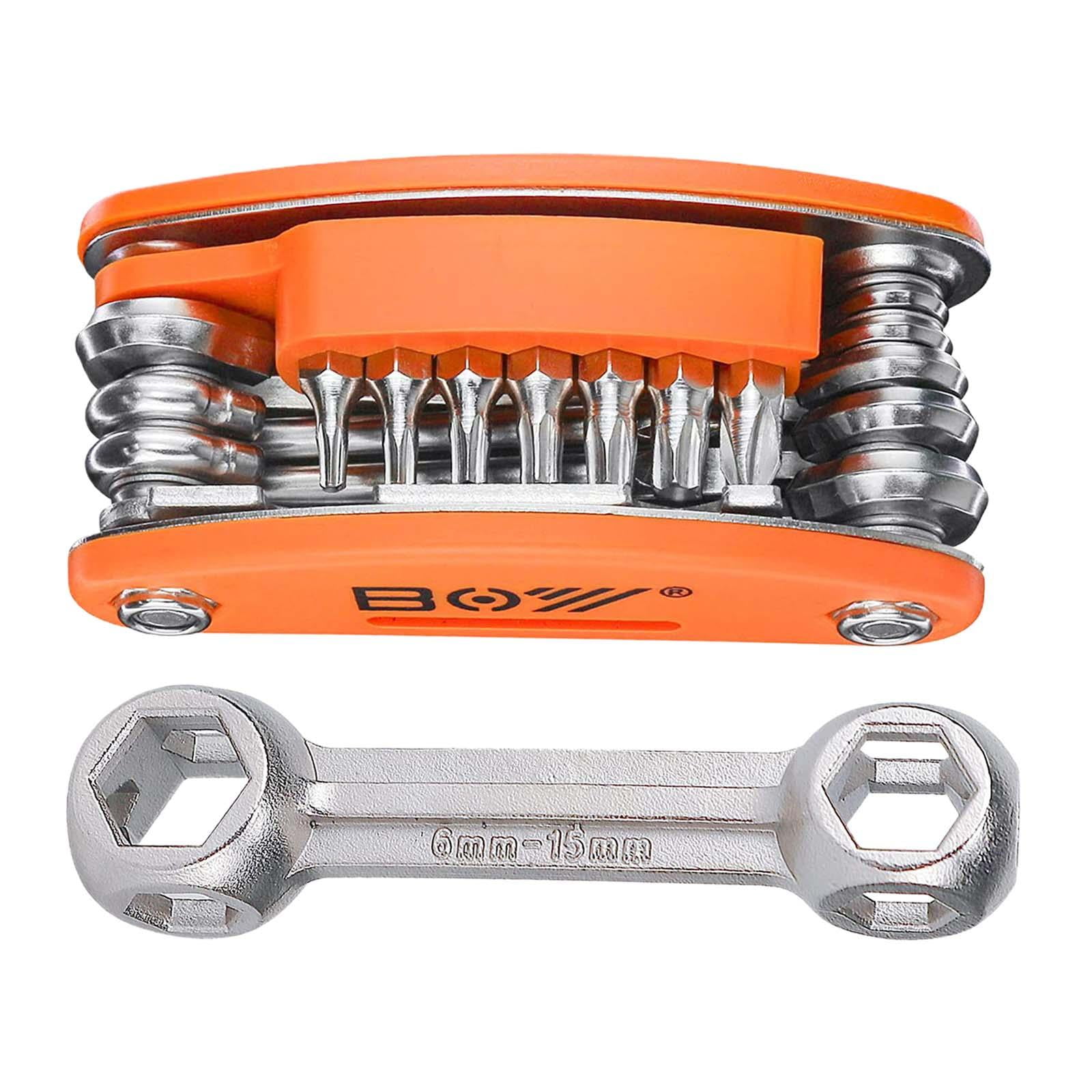 Ioensy - 20 En 1 Bicicleta Multiherramienta Duradera Con Llave De Hueso De Bicicleta Para Ciclista Montar En Bicicleta