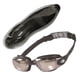 thumbnail image 3 of Gafas De Natación Con Estuche, Cómodas Gafas De Natación De Silicona Suave Y Transparente, Color Negro Plateado, 3 of 5