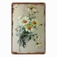thumbnail image 1 of 1pc Vintage Sign White Daisy For Restroom Bar Pub Club Cafe Home Restaurant Wall Decoration 7.9x11.9inch Aluminum, 1 of 2