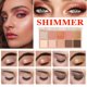 thumbnail image 2 of Paleta de sombras de ojos BKPPLZP 10 colores mate y brillo, 2 of 7