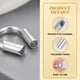 thumbnail image 3 of Protectores de alambre DC, CLISENCE 200 unidades forma U plateado, 3 of 7