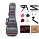 thumbnail image 1 of Estuche para ukulele MUINS 21/23/26 pulg. con acolchado suave y bolsa de transporte, 1 of 9