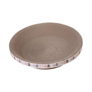 Ioensy - Rascador Para Gatos, Soporte De Cartón, Nido Para Gatos, Para Moler Garras, Protección De Muebles L