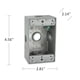 thumbnail image 2 of Caja de conexiones BELL 5323-0 de una sola unidad, resistente a la intemperie, gris, 2 of 2