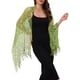 thumbnail image 1 of INSPIRE CHIC Mujeres Chales y Envolturas de Lentejuelas para Vestidos de Noche Bufanda Elegante con Flecos Brillante para Fiesta de Boda Amarillo Verde 66.9"x19.7", 1 of 6