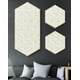 thumbnail image 4 of Papel pintado de rayas geométricas doradas, autoadhesivo, para decoración de pared, color blanco, 45 x 600 cm, para regalo de Navidad., 4 of 5