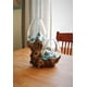 thumbnail image 2 of Escultura doble Terrarium Cohasset de vidrio fundido #647 -30D, 30 cm, 2 of 2