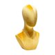thumbnail image 5 of Soporte De Exhibición De Pelucas Modelo De Cabeza De Maniquí Versátil Para Sombreros Diadema Auriculares Amarillo, 5 of 5