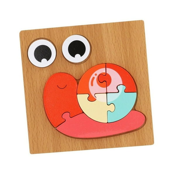 Puzzle Rompecabeza De Madera Encaje Didactico 15x15cm Niños