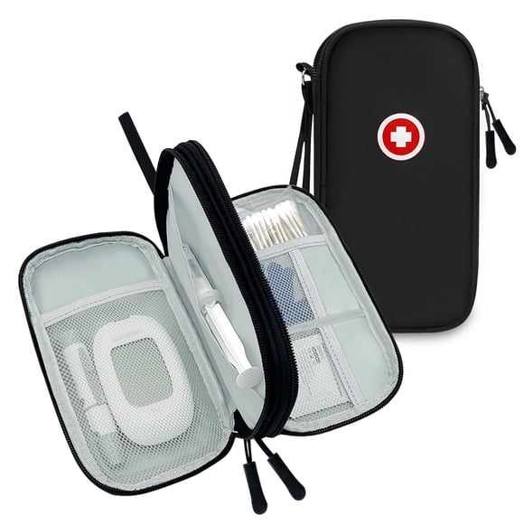 Bolsa Portadora ICIMBI para Suministros Diabéticos Estuche de Viaje 20x10 cm