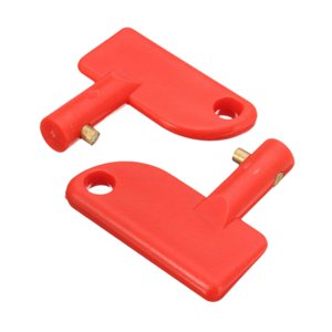 Magideal - 2 Llaves Genéricas Para Desconectar La Batería, Minillaves Portátiles, Interruptor De Apagado De Batería, Llaves De Repuesto, Piezas De Repuesto Para