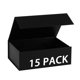 thumbnail image 1 of Caja de regalo MUMUPACK 23x23x10 cm, pack de 15, negra, magnética, 1 of 7