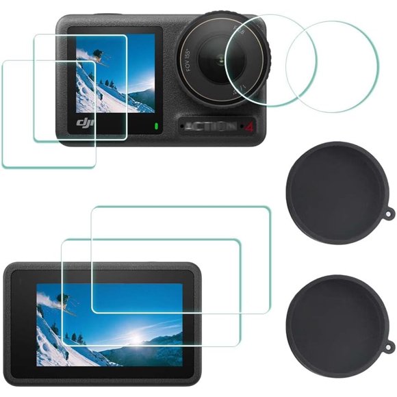 ULBTER Screen Protector for DJI OSMO Action 4 Camera Lens