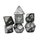 thumbnail image 5 of 7x Dados Acrílicos Juego De Mesa Bar Juguetes Accesorios Para El Aula D4 D8 D10 D12 D20 Negro, 5 of 5