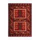 thumbnail image 1 of Alfombra Kirman Dib 200X300 Cm Cuadros Rojo, 1 of 5