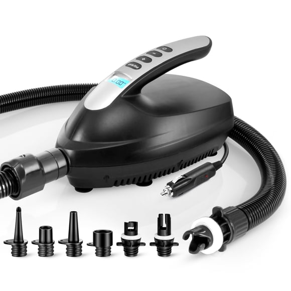 Bomba inflable para tablas de remo, compresor SereneLife, 16 psi, 12 V
