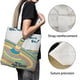 thumbnail image 3 of Oh The Places You'll Go Bolso de tela con estampado de lienzo para mujer, bolsa de compras reutilizable y estética, con cremallera interior, regalo para mujer, 35 × 40 cm., 3 of 6