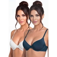 Pack 2X Sosten Push Up Microfibra P250.022-Azu7 Kayser