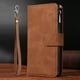 thumbnail image 1 of For Samsung Galaxy A54 A34 A14 A73 A53 A33 A13 4G 5G Wallet Case For Women Men, PU Leather Magnetic Flip Lanyard Strap Wristlet Zipper Card Holder Phone Cases, 1 of 3