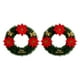 thumbnail image 1 of Corona de Navidad 30 Cm Con Flores Decoracion Navideña, 1 of 7