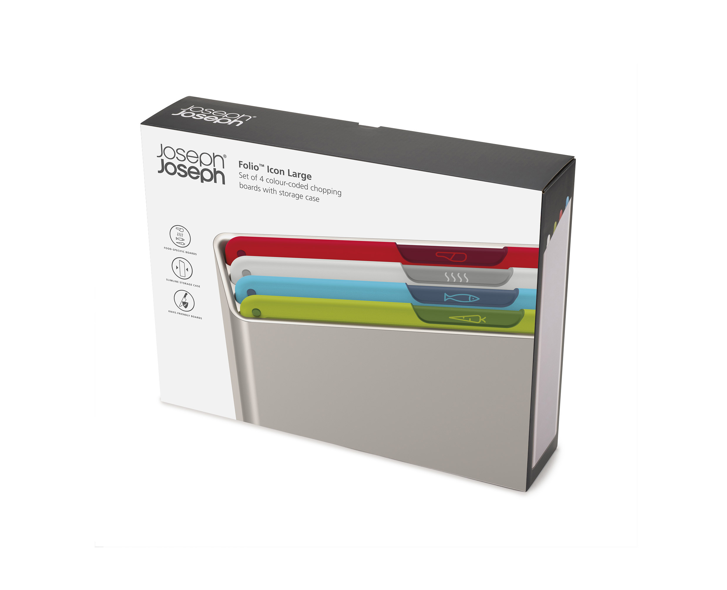 Set Tablas Folio Icon L Joseph Joseph Multicolor 4 Unid