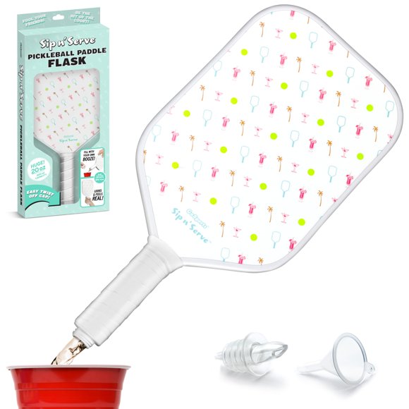 Licorera GoSports 591 ml con diseño de pala de pickleball