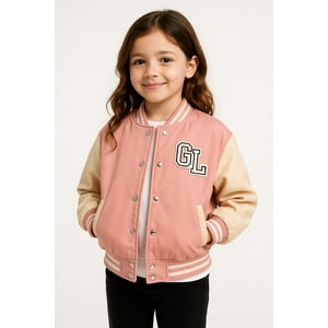 Kibou - Chaqueta Boomber Varsity Para Niños