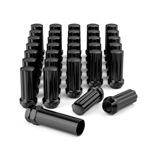 Tuercas de rueda FLYCLE 9/16x18 51 mm 32 piezas Conductor de estría