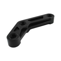 Ioensy - Enlace De Descenso De Motocicleta Negro Para Yamaha Mt-07 Fz-07 14-22 Accesorios